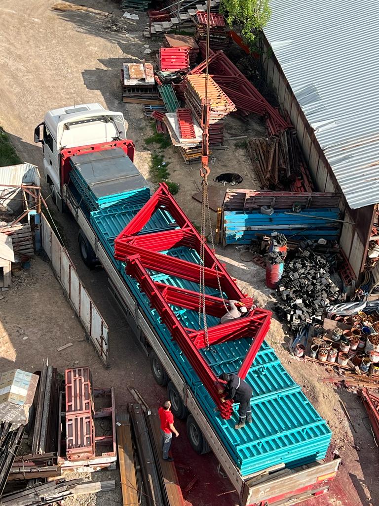 GAZİANTEP'E DB TİPİ TÜNEL KALIP MALZEMESİ, ÇALIŞMA İSKELESİ VE KALIP AKSESUARLARI SEVKİYATIMIZ.