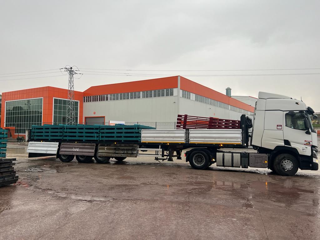 GAZİANTEP'E DK 2+1 TİPİ TÜNEL KALIP MALZEMESİ,ÇALIŞMA İSKELESİ VE KALIP AKSESUARLARI SEVKİYATIMIZ.