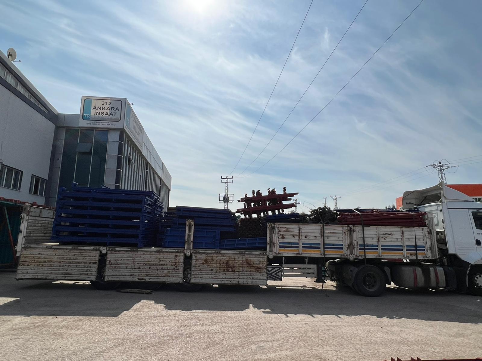 IRAK/BAĞDAT TÜNEL KALIP YEDEKLEME MALZEMESİ SEVKİYATIMIZ