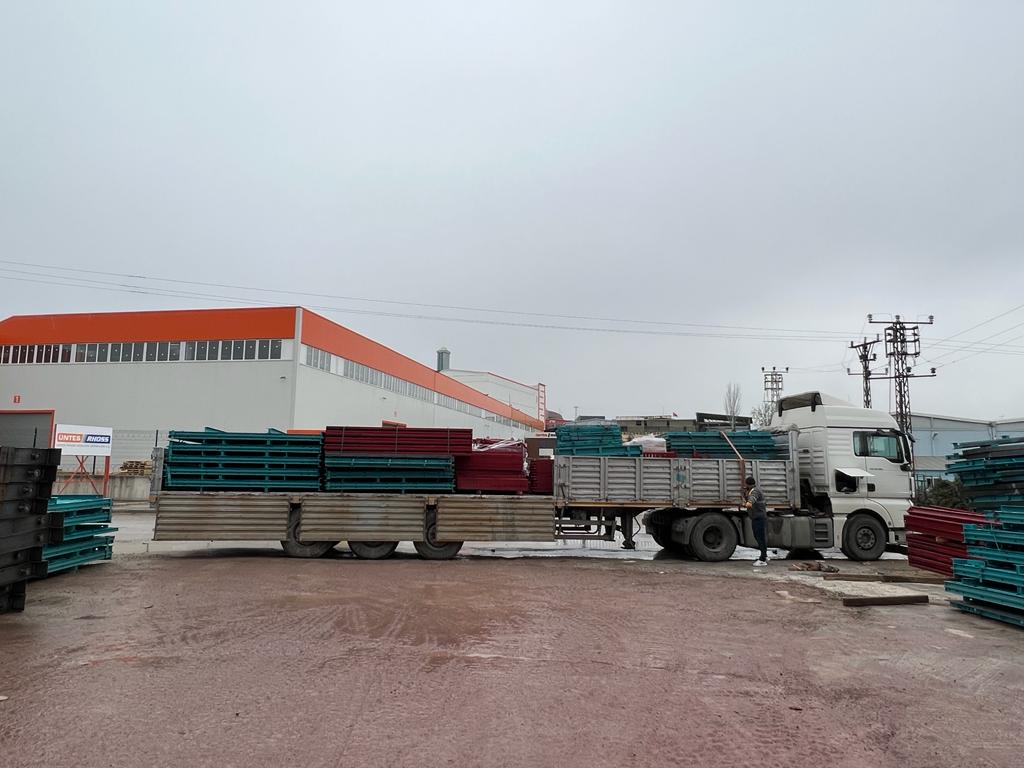 GAZİANTEP'E GK TİPİ TÜNEL KALIP MALZEMESİ VE AKSESUARLARI SEVKİYATIMIZ.